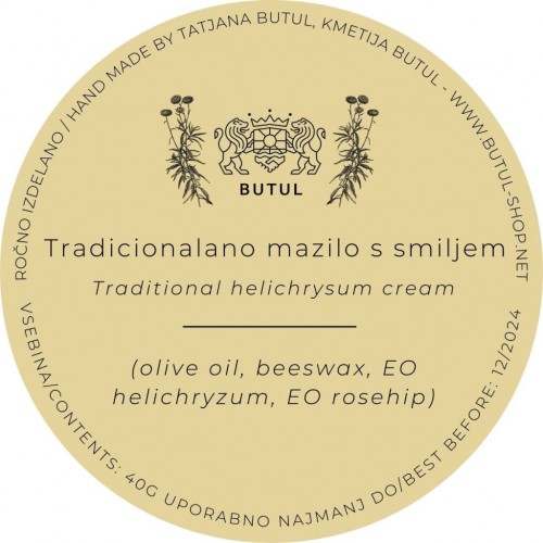 Traditional immortelle ointment